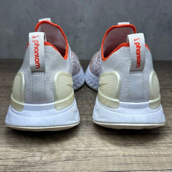 Nike~Women’s~Epic Phantom React Flyknit 2~Vast Grey/Orange(CJ0280-003) Sz 7 - Picture 4 of 8
